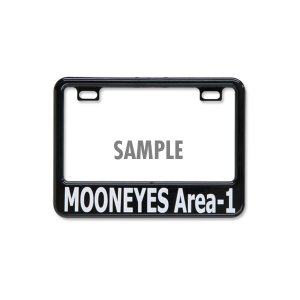 Photo2: 【50cc〜125cc】 Original Custom Licence Frame Plate for Small Motorcycle Black