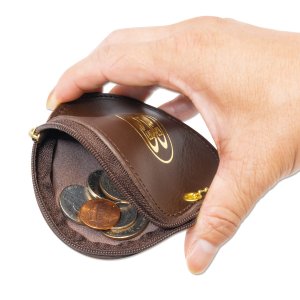 Photo6: MOON Leather Round Coin Case