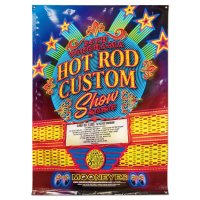 34th YOKOHAMA HOT ROD CUSTOM SHOW 2026 Banner (Neon)