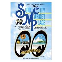 5th Surf City Market Place by the Sea 2023 Poster