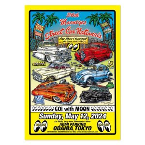 Photo1: 36th MOONEYES Street Car Nationals (R) 2024 Poster