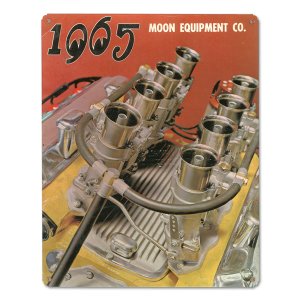 Photo1: Moon Vintage Sign Plate 1965 Front Cover