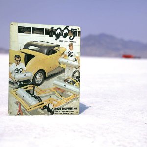 Photo2: Moon Vintage Sign Plate 1965 Back Cover