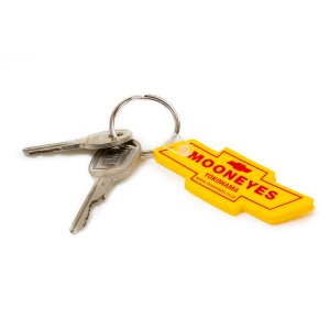 Photo3: MOON Bowtie Key Ring