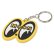 Photo4: MOON Yellow Eyeshape Key Ring (4)