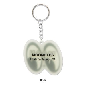 Photo6: MOON Eyeshape Key Ring Glow-in-the-Dark