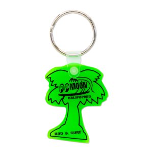 Photo1: MOON Palm Tree Key Ring