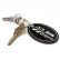 Photo1: MOON Equipped Oval Rubber Key Ring (1)