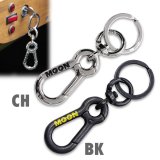 MOON Double Carabiner key Holder