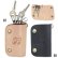 Photo1: MOON Equipped Leather Key Case (1)