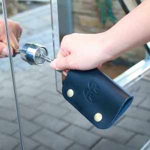 Photo5: MOON Equipped Leather Key Case