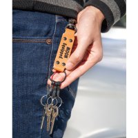 MOON Equipped Leather Key Hook