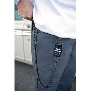 Photo1: MOON Equipped Wallet Key Chain