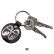 Photo4: MOON Equipped Round Leather Key Ring (4)