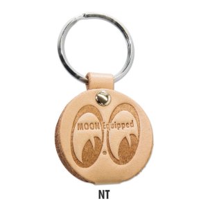 Photo5: MOON Equipped Round Leather Key Ring