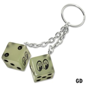 Photo8: MOON Twin Dice Keyring