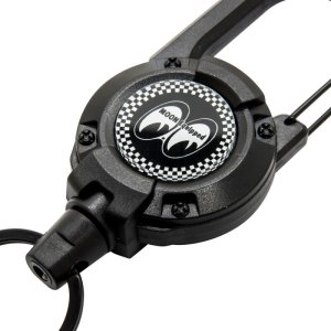 Photo6: MOON Equipped Carabiner Reel Key Ring