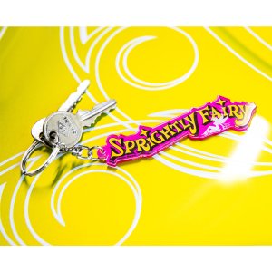 Photo1: Sprightly Fairy Acrylic Key Ring