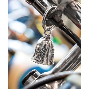 Photo1: MOON Equip. Iron Cross Bell Key Ring