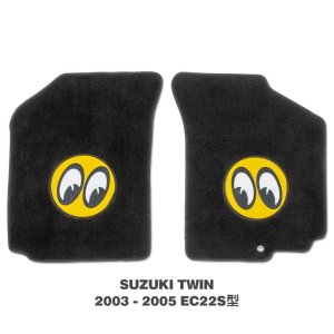 Photo1: MOONEYES FLOOR MATS  SUZUKI Twin (For Front)