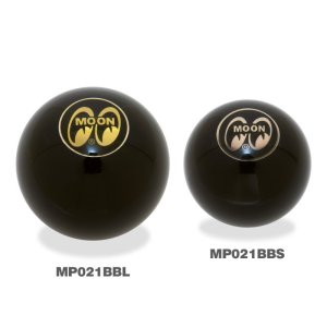 Photo1: MOONEYES Eyeball Shift Knob Black / Black Emblem