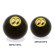 Photo1: MOONEYES Eyeball Shift Knob Black / Yellow Emblem (1)