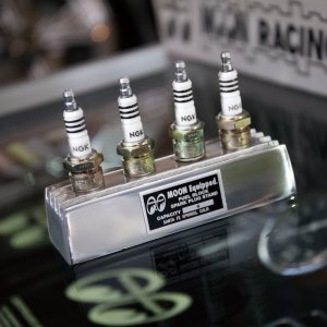 Photo1: MOON Fuel Block Spark Plug Stand