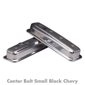 Photo1: MOONEYES No-Named Valve Covers - Late Model S/B Chevy