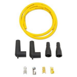 Photo2: MOONEYES YELLOW Silicon Spark Plug Wire set for H-D
