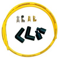 MOONEYES YELLOW Silicon Spark Plug Wire set for H-D