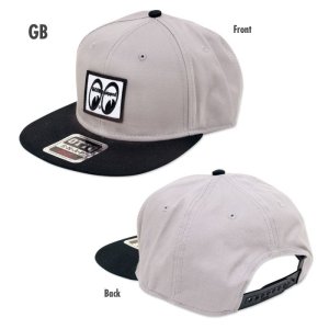 Photo5: MOON Equipped Twill Flat Visor Cap