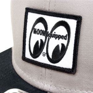 Photo7: MOON Equipped Twill Flat Visor Cap