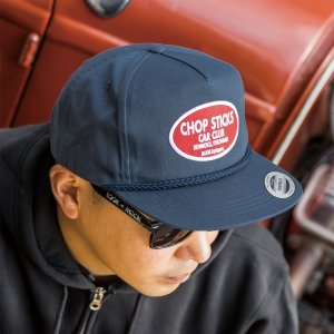 Photo4: Chop Sticks 5 Panel Flat Visor Cap