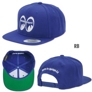 Photo4: MOON Equipped Eyeshape Wool Flat Visor Cap