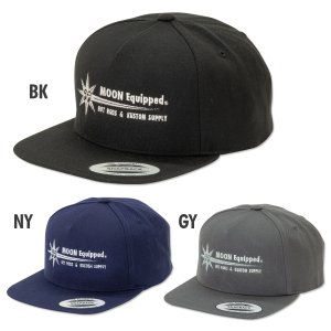 Photo3: MOON Equipped Star Flat Visor Hat