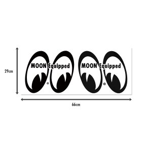 Photo5: MOON Equipped Sticker Large Size (29cm x 26cm)