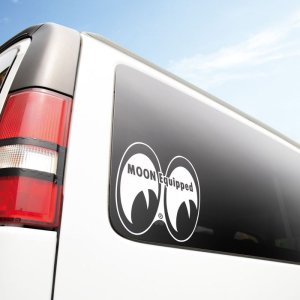 Photo2: MOON Equipped Sticker Large Size (29cm x 26cm)