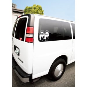 Photo3: MOON Equipped Sticker Large Size (29cm x 26cm)