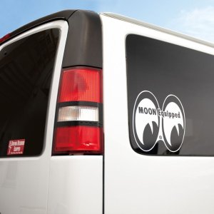 Photo1: MOON Equipped Sticker Large Size (29cm x 26cm)