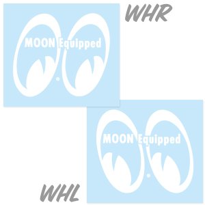 Photo3: MOON Equipped Eye Shape Die Cut Sticker