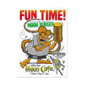Photo2: Rat Fink x MOON Cafe Sticker