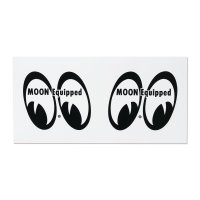 MOON Equipped 2 EYES Sticker (3.6in)
