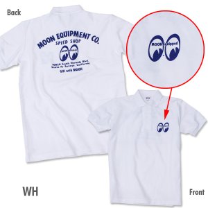 Photo5: MOON Equipped Speed Shop Polo Shirt
