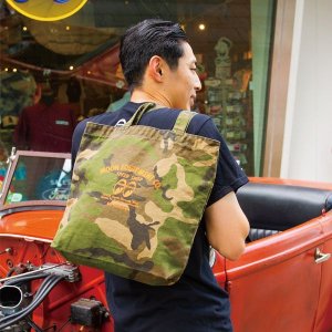 Photo1: Speed Shop Camouflage Tote Bag