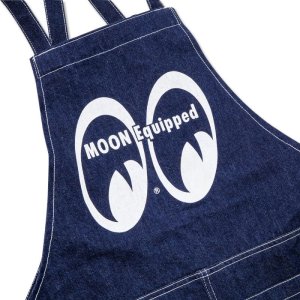 Photo3: MOON Equipped Canvas Apron Denim