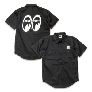 Photo3: MOON Equipped Eyeshape Short Sleeve Work Shirts