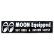 Photo1: MOON Equipped Black Vinyl banner (1)