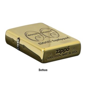 Photo4: MOON Equipped Zippo Lighter (Brass)