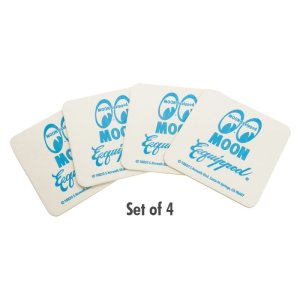 Photo2: MOON Equipped Paper Coaster (Light Blue)