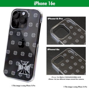Photo1: MOON Equipped Iron Cross iPhone 16e Hard Case